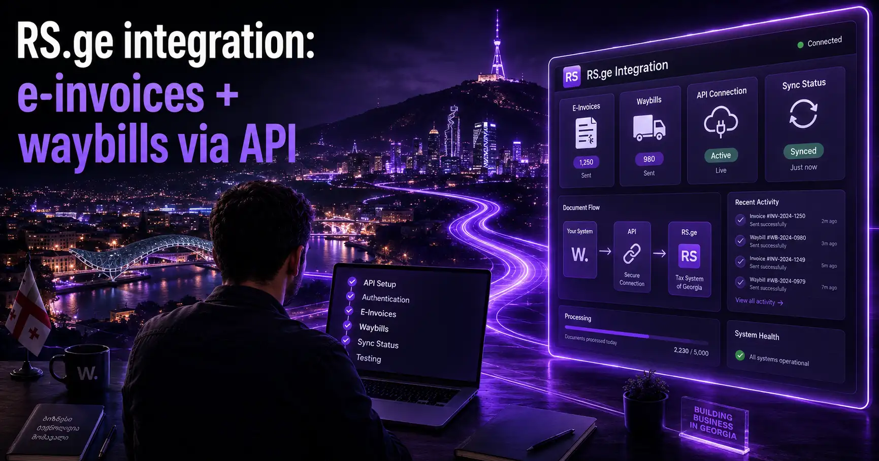 RS.ge Integration: Automate E-Invoices and Waybills From Your System